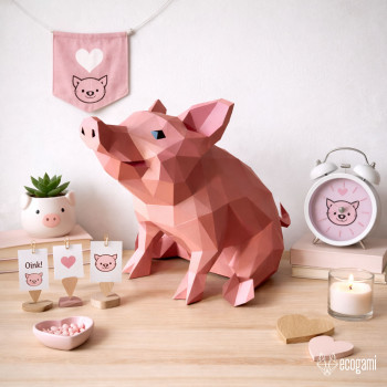 Cute mini pig